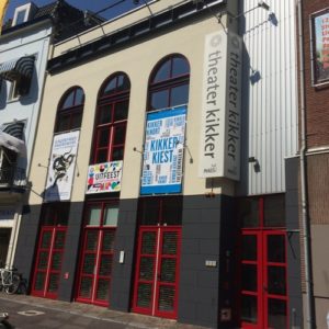 Morgen lachen we erom, gevel theater Kikker