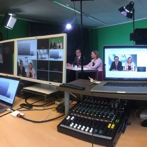 Webinar uitzending in studio